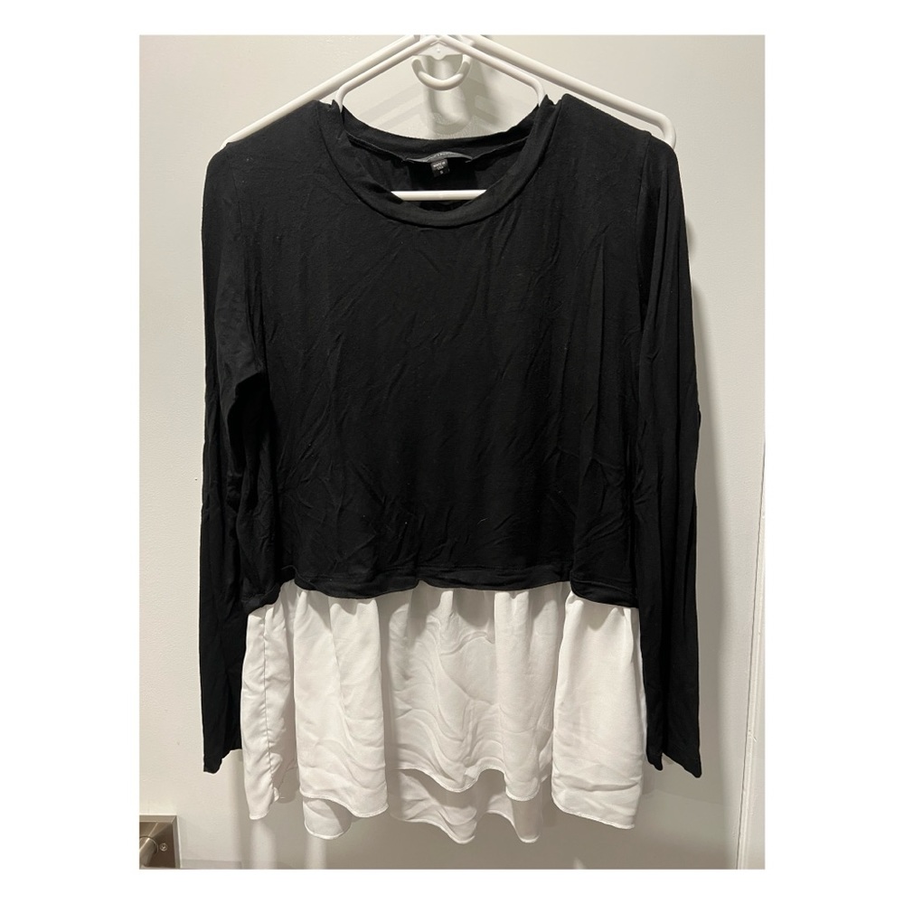 Black and white Karen Kane blouse